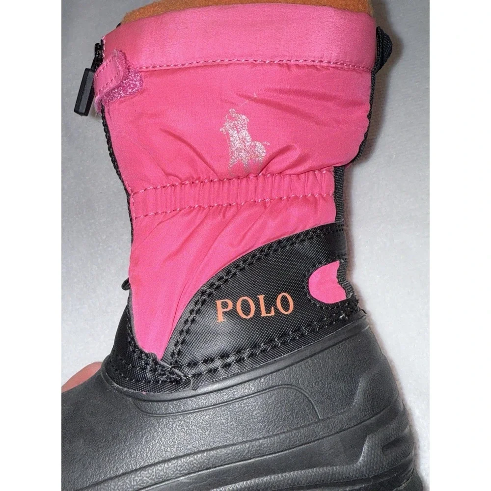 Polo Ralph Lauren Snow‎ Boots Girl Toddler Size 5 Pink